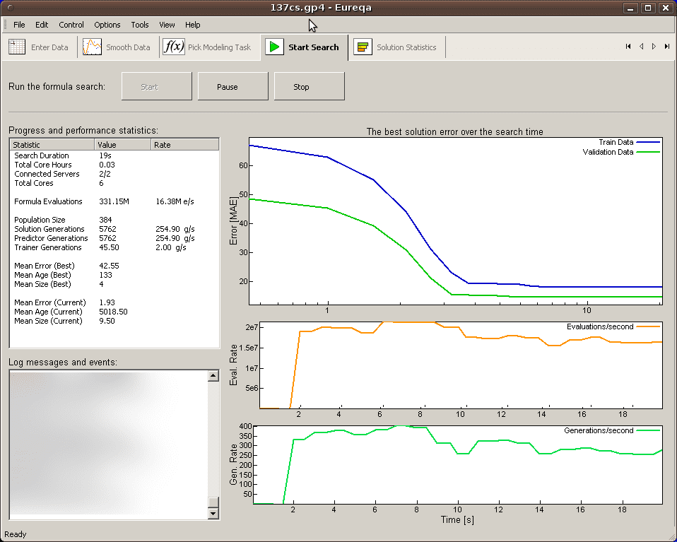 multicore Eureqa 